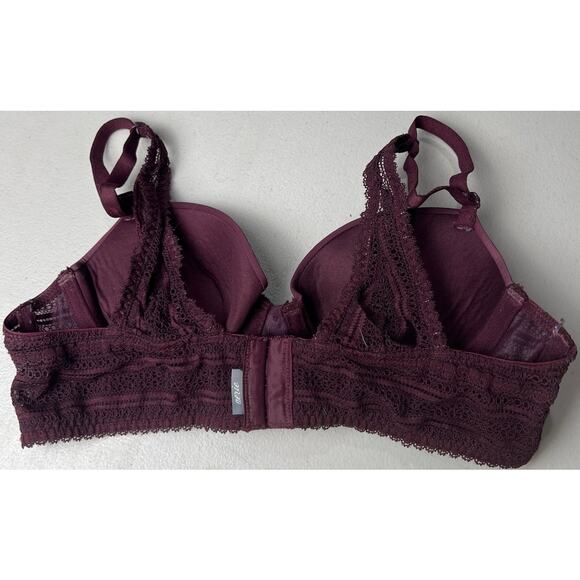 Aerie Purple Lace Adjustable Bra 34A - Picture 4 of 5